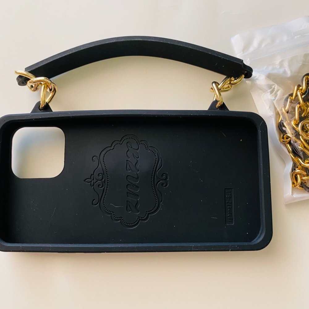 UnnFiko Wallet Case black shock proof rubber clutch iphone 12 Pro Case - Picture 4 of 5